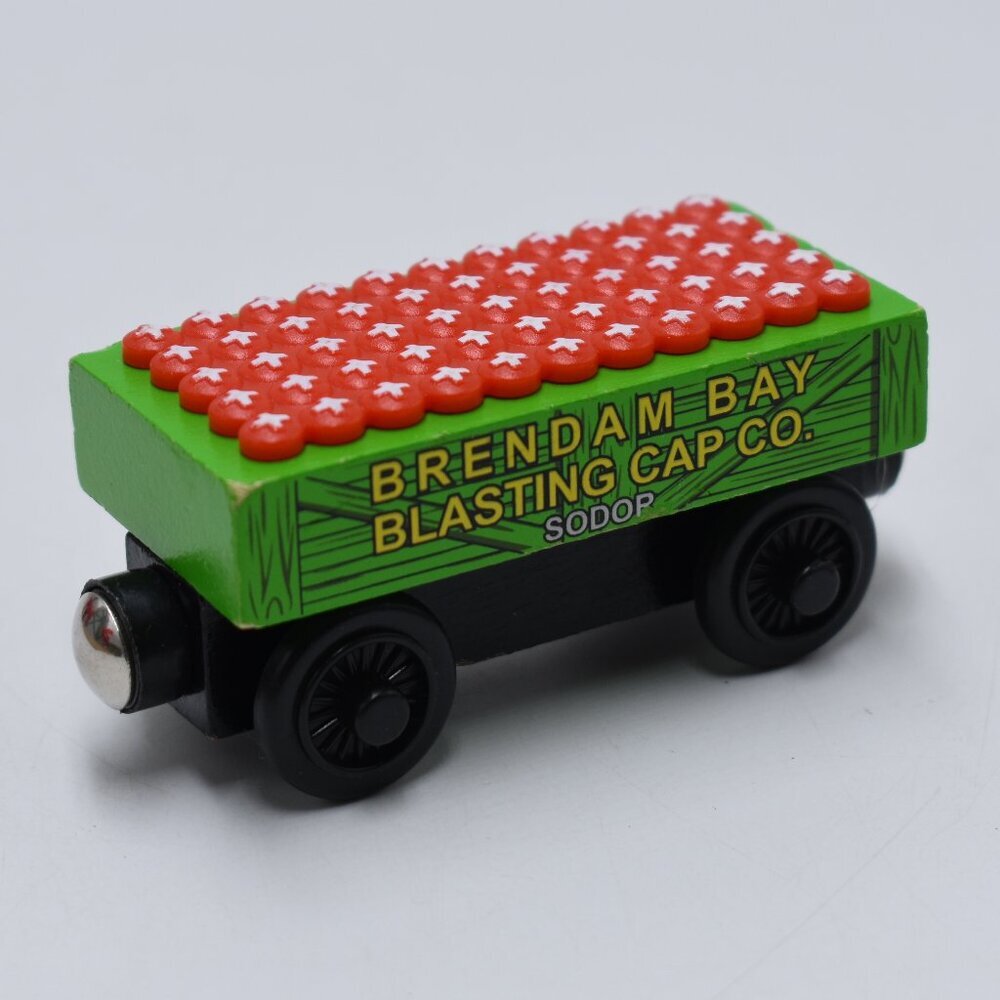 Blasting Cap Car Thomas & Train Wooden Railway Tank Engine Tender Brendam Bay
